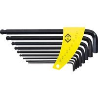 CK 9 Piece Ball End Hexagon Allen Key Set Imperial
