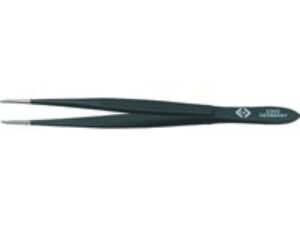 CK Precision Universal Black Coated Fine Blunt Tip Tweezers