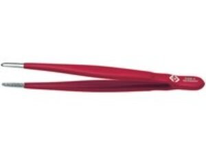 CK Precision Universal Red Coated Fine Blunt Tip Tweezers