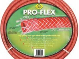 CK Pro Flex Garden Hose Pipe 1/2" / 12.5mm 75m Red