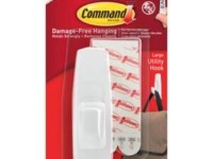 Command Adhesive Strip Utility Hooks White L Pack of 1