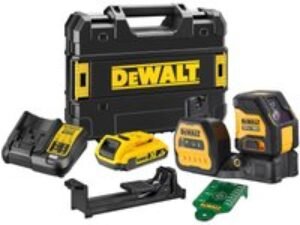 DeWalt DCE088 18v Cordless Self Levelling Cross Line Green Beam Laser 1 x 2ah Li-ion Charger Case