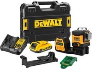 DeWalt DCE089 18v Self Levelling Cross Line GREEN Laser Level 1 x 2ah Li-ion Charger Case