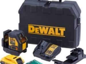 DeWalt DCLE34021 18v XR Cordless Cross Line Self Levelling Green Laser Level 1 x 2ah Li-ion Charger Case