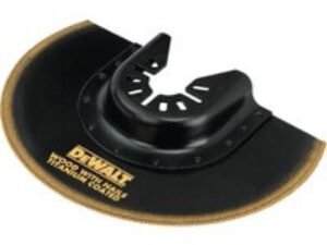 DeWalt DT20711 Titanium Flush Cut Plasterboard and Wood Oscillating Multi Tool Segment Saw Blade 100mm Pack of 1