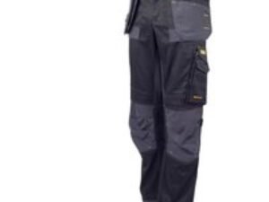 DeWalt Harrison Mens Stretch Work Trousers Black / Grey 36" 29