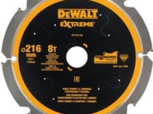 DeWalt PCD Fibre Cement Saw Blade 216mm 8T 30mm