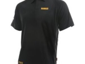 DeWalt Rutland Mens PWS Polo Shirt Black / Grey L