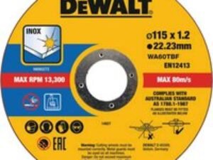 DeWalt Thin Stainless Steel Cutting Disc 115mm Pack of 10