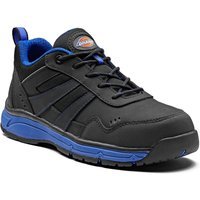 Dickies Mens Emerson Safety Trainers Black / Royal Blue Size 7