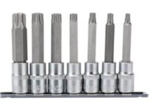 Draper 10 Piece 1/2" Drive Security Torx Socket Bit Set 1/2" 100mm