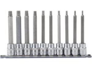 Draper 10 Piece 3/8" Drive Torx Plus Socket Bit Set 3/8" 100mm