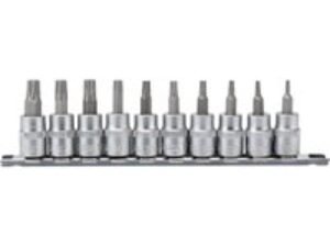 Draper 10 Piece 3/8" Drive Torx Plus Socket Bit Set 3/8" 55mm