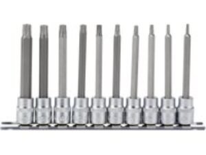 Draper 10 Piece 3/8" Drive Torx Socket Bit Set 3/8" 100mm
