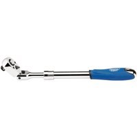 Draper 1/2" Drive 72 Tooth Flexible Head Extending Reversible Ratchet 1/2