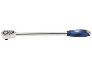 Draper 1/2" Drive Extra Long Reversible Quick Release Soft Grip Ratchet 1/2