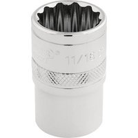 Draper 1/2" Drive Hi Torq Bi Hexagon Socket Imperial 1/2" 11/16