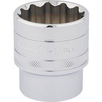 Draper 1/2" Drive Hi Torq Bi Hexagon Socket Imperial 1/2" 1" 3/16