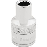 Draper 1/2" Drive Hi Torq Bi Hexagon Socket Metric 1/2" 9mm