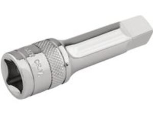 Draper 1/2" Drive Polished Chrome Socket Extension Bar 1/2" 75mm