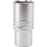 Draper 1/2" Drive Satin Finish Deep Hexagon Socket Metric 1/2" 27mm