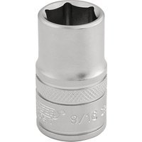 Draper 1/2" Drive Satin Finish Hexagon Socket Imperial 1/2" 9/16