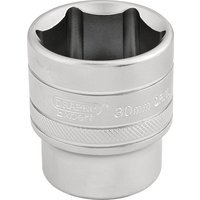 Draper 1/2" Drive Satin Finish Hexagon Socket Metric 1/2" 30mm