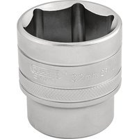 Draper 1/2" Drive Satin Finish Hexagon Socket Metric 1/2" 32mm