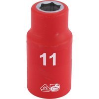 Draper 1/2" Drive VDE Fully Insulated Hexagon Socket Metric 1/2" 11mm