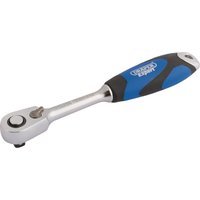 Draper 1/4" Drive 60 Tooth Micro Head Soft Grip Ratchet 1/4