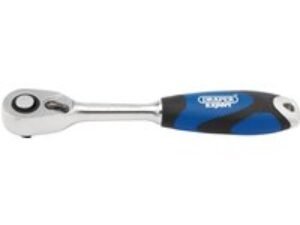 Draper 1/4" Drive 72 Tooth Reversible Soft Grip Ratchet 1/4