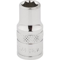 Draper 1/4" Drive Hi-Torq Bi Hexagon Socket Imperial 1/4" 1/4