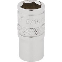 Draper 1/4" Drive Hi-Torq Bi Hexagon Socket Imperial 1/4" 5/16