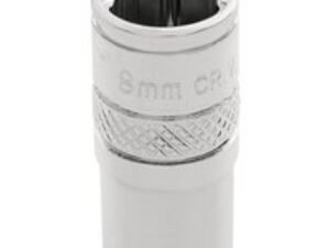 Draper 1/4" Drive Polished Finish Hexagon Socket Metric 1/4" 8mm