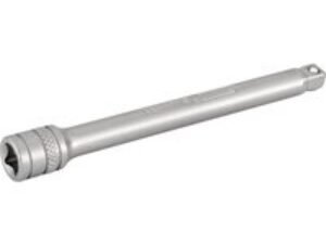 Draper 1/4" Drive Satin Chrome Wobble Socket Extension Bar 1/4" 100mm