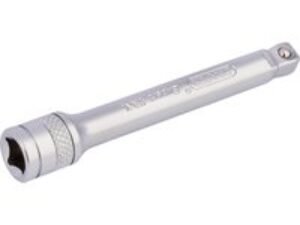 Draper 1/4" Drive Satin Chrome Wobble Socket Extension Bar 1/4" 75mm