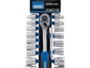 Draper 19 Piece 1/2" Drive Hex Socket Set Metric 1/2