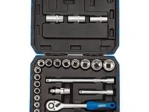 Draper 24 Piece 1/2" Drive Hex Socket Set Metric 1/2