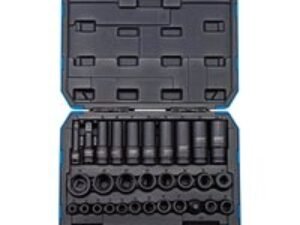 Draper 32 Piece Combination Drive Impact Hex Socket Set Metric Combination