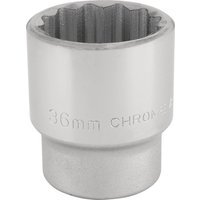 Draper 3/4" Drive Polished Finish Bi Hexagon Socket Metric 3/4" 36mm