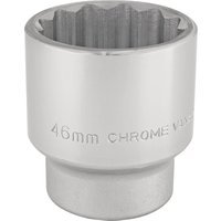 Draper 3/4" Drive Polished Finish Bi Hexagon Socket Metric 3/4" 46mm