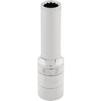 Draper 3/8" Drive Polished Finish Hi-Torq Deep Bi Hexagon Socket Metric 3/8" 8mm