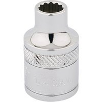 Draper 3/8" Drive Polished Finish Hi Torq Bi Hexagon Socket Imperial 1/4" 1/4