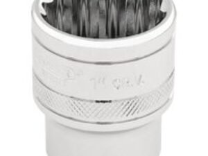 Draper 3/8" Drive Polished Finish Hi Torq Bi Hexagon Socket Imperial 3/8" 1