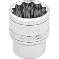 Draper 3/8" Drive Polished Finish Hi Torq Bi Hexagon Socket Imperial 3/8" 1