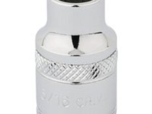 Draper 3/8" Drive Polished Finish Hi Torq Bi Hexagon Socket Imperial 3/8" 5/16