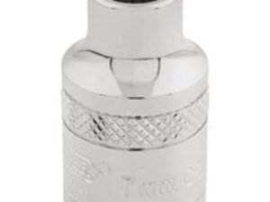Draper 3/8" Drive Polished Finish Hi Torq Bi Hexagon Socket Metric 3/8" 7mm