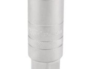 Draper 3/8" Drive Satin Chrome Hexagon Spark Plug Socket 3/8" 12mm