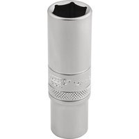 Draper 3/8" Drive Satin Finish Deep Hexagon Socket Metric 3/8" 14mm