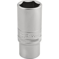 Draper 3/8" Drive Satin Finish Deep Hexagon Socket Metric 3/8" 20mm